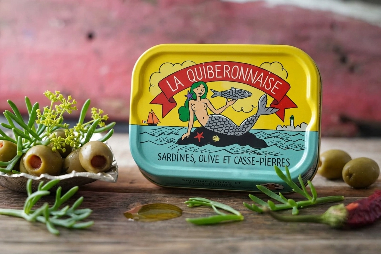 La Quiberonnaise - Sardinen in Olivenöl mit Meerfenchel