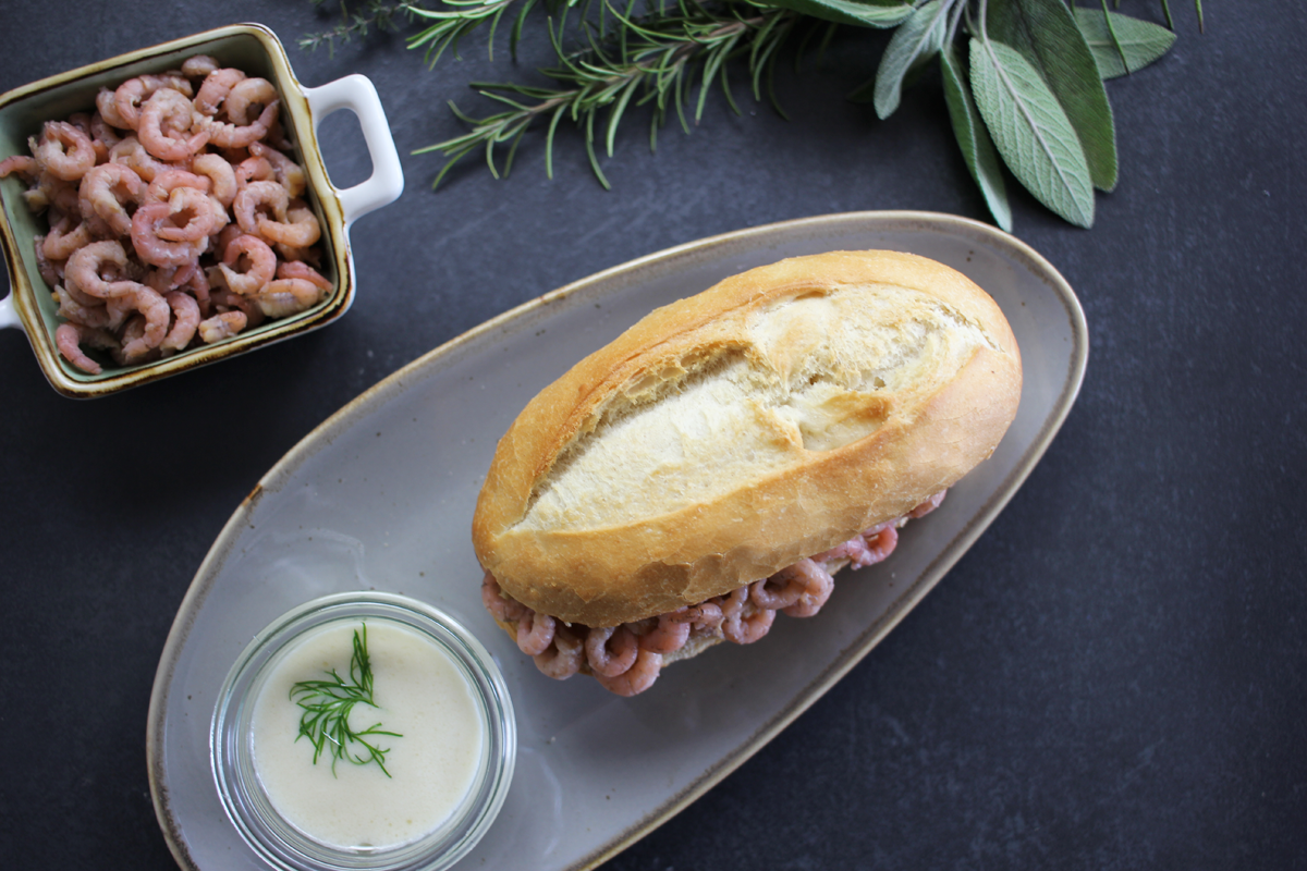 Krabbenbrötchen mit Remoulade