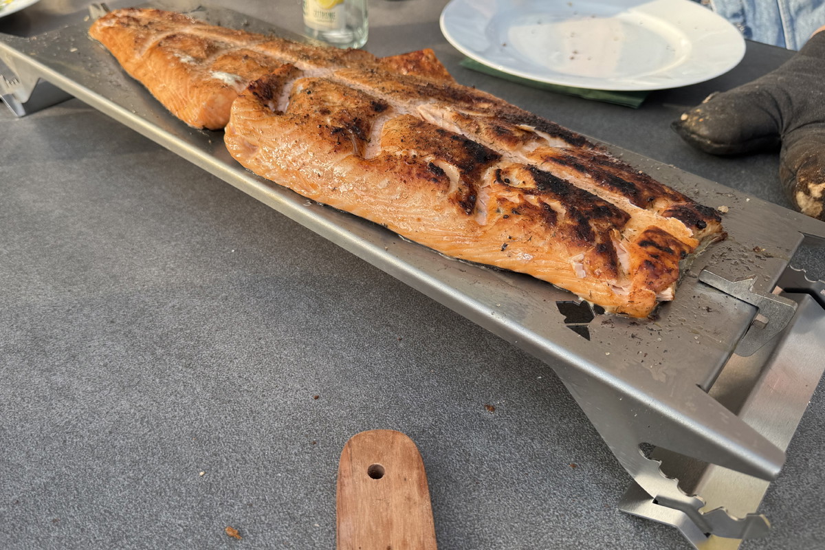FENNEK Edelstahl Flammlachshalter