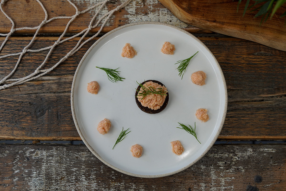 Caviarcreme mit Räucherlachs