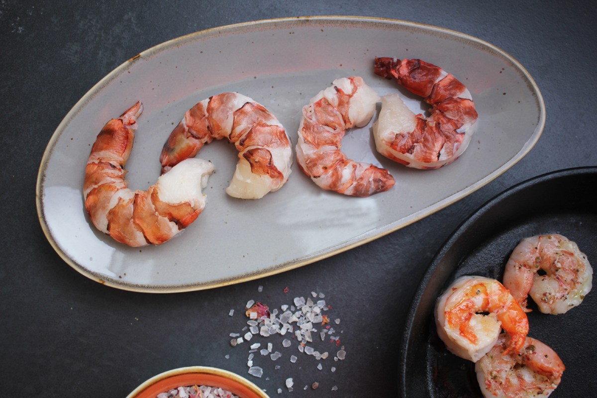 Riesengarnelenfleisch ohne Schale