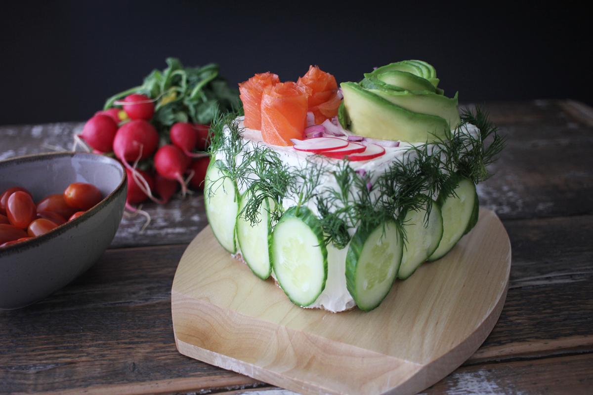 Smörgastarta Schwedische Fischtorte Rezept 2
