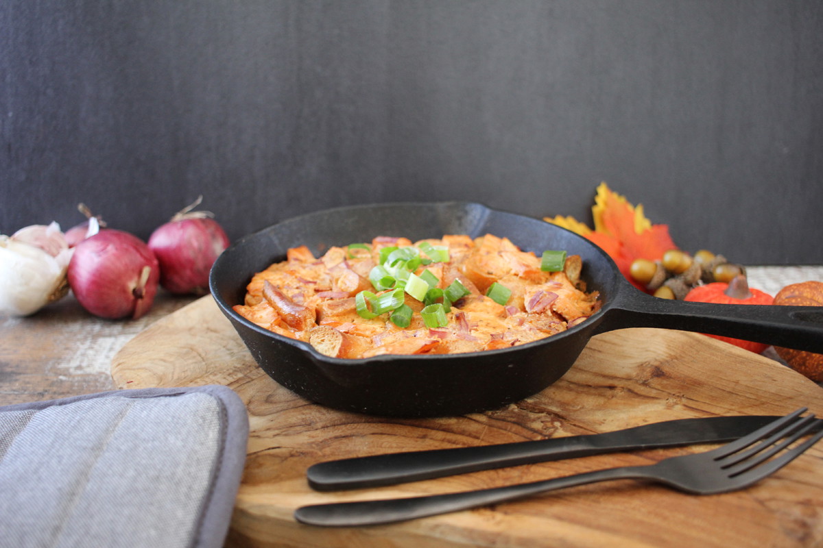 Schneller Laugen Lachs Auflauf Rezept