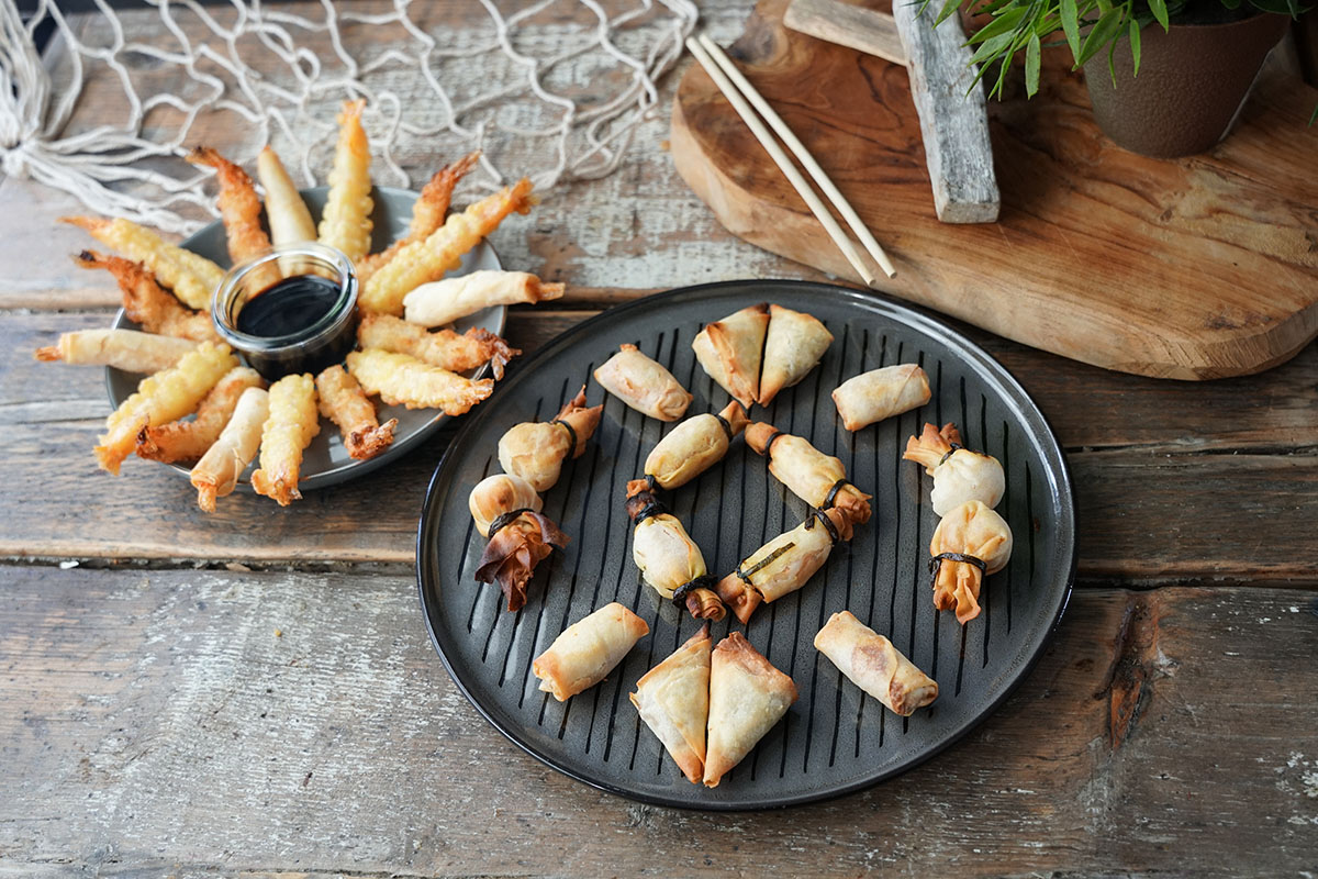 SNACK BOX mit Shrimps - Tapas & Starter
