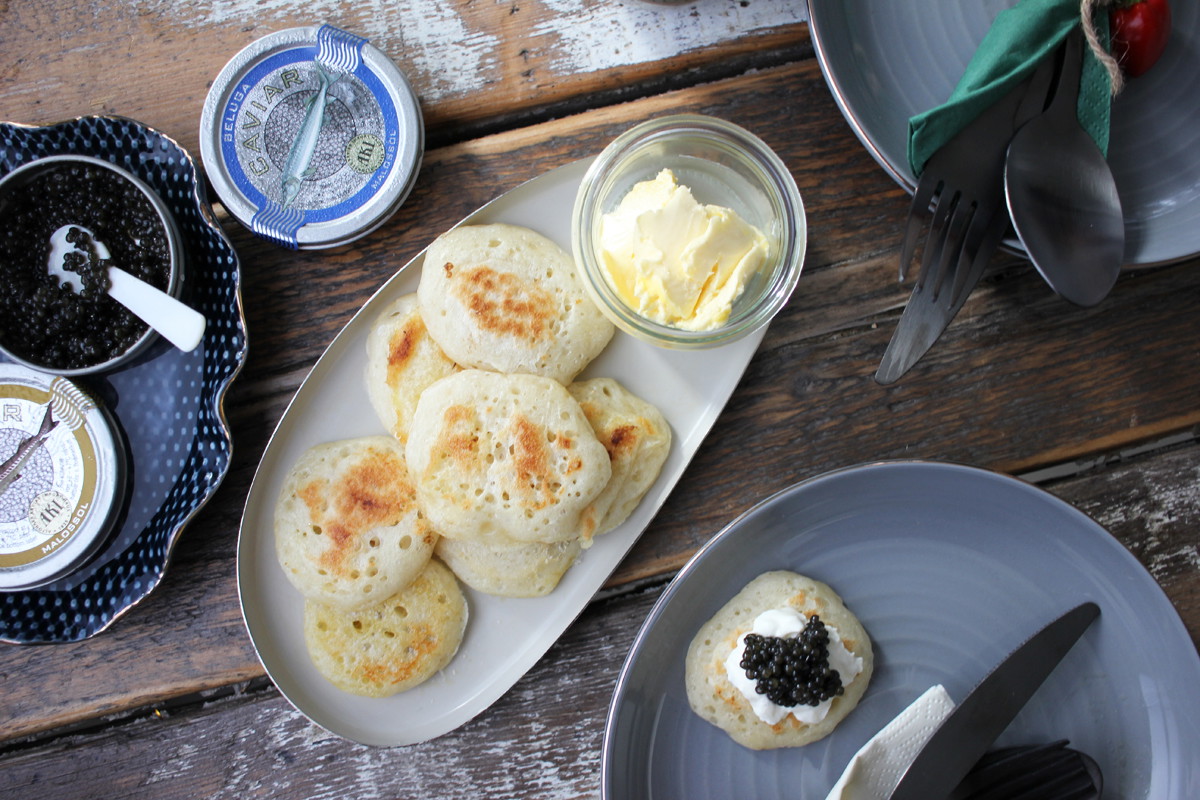 Blinis mit Caviar 2