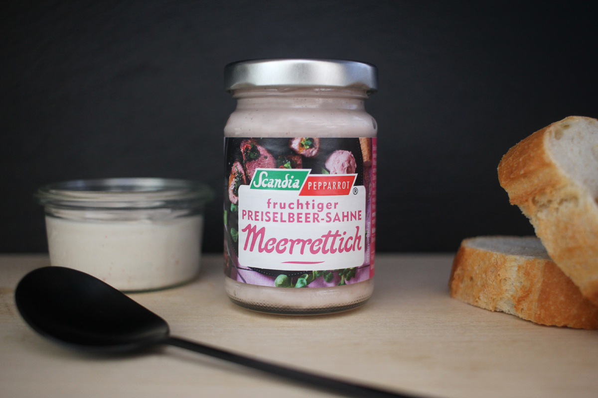 Gourmet Preiselbeer Sahne Meerrettich