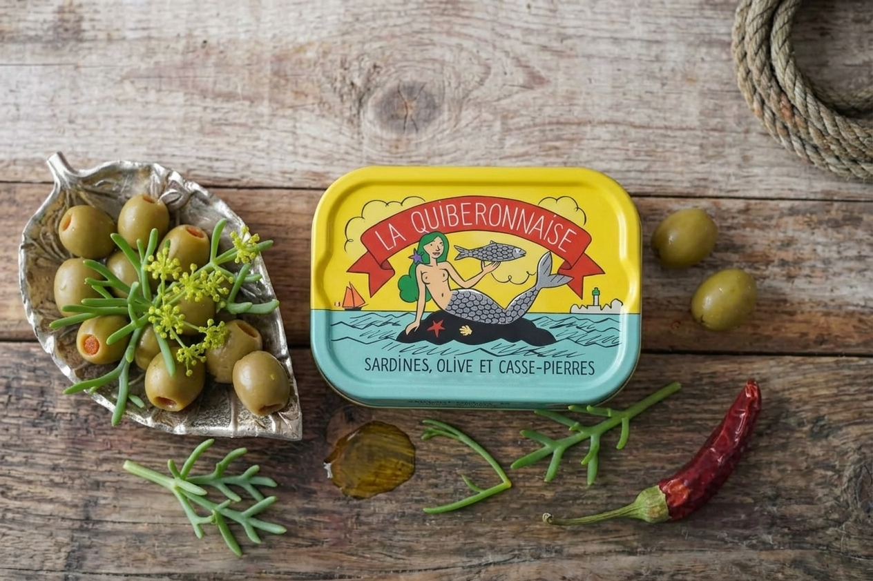 La Quiberonnaise - Sardinen in Olivenöl mit Meerfenchel