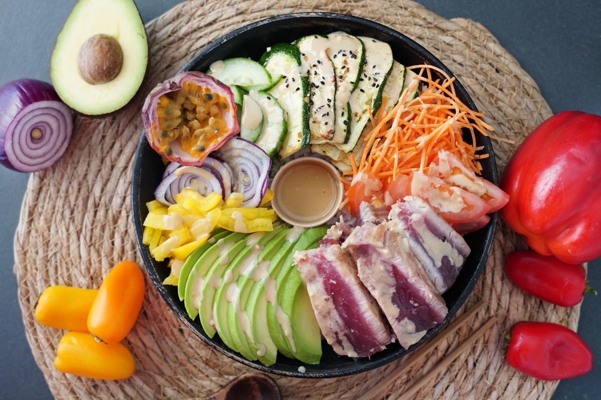 Avocado Thunfisch Bowl Rezept