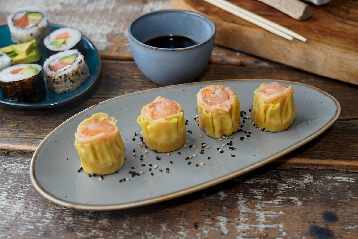 Shaomai Shrimp – Garnelen Dim Sum