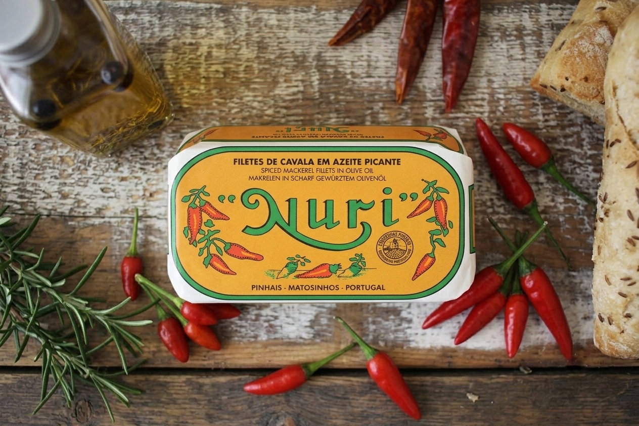 Nuri - Makrelenfilets in scharf gewürztem Olivenöl