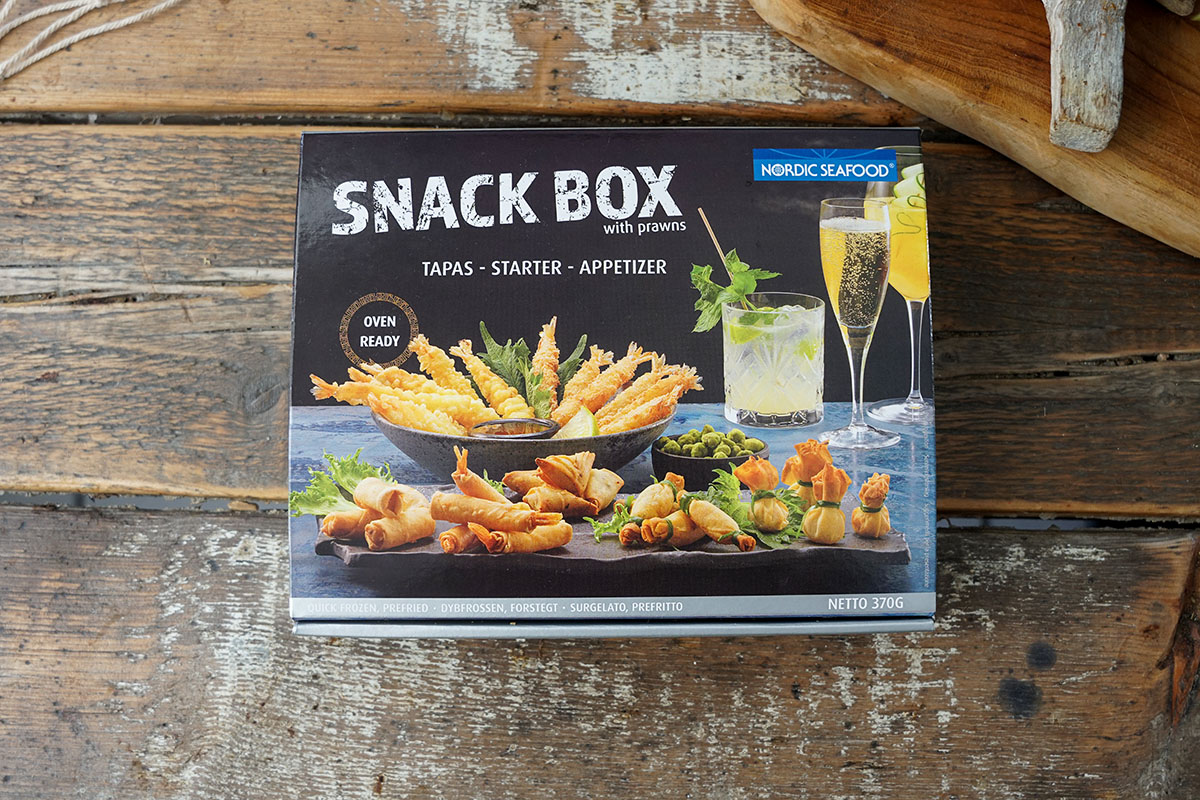 SNACK BOX mit Shrimps - Tapas & Starter