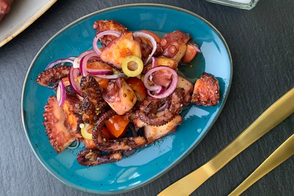 Oktopus Salat Rezept