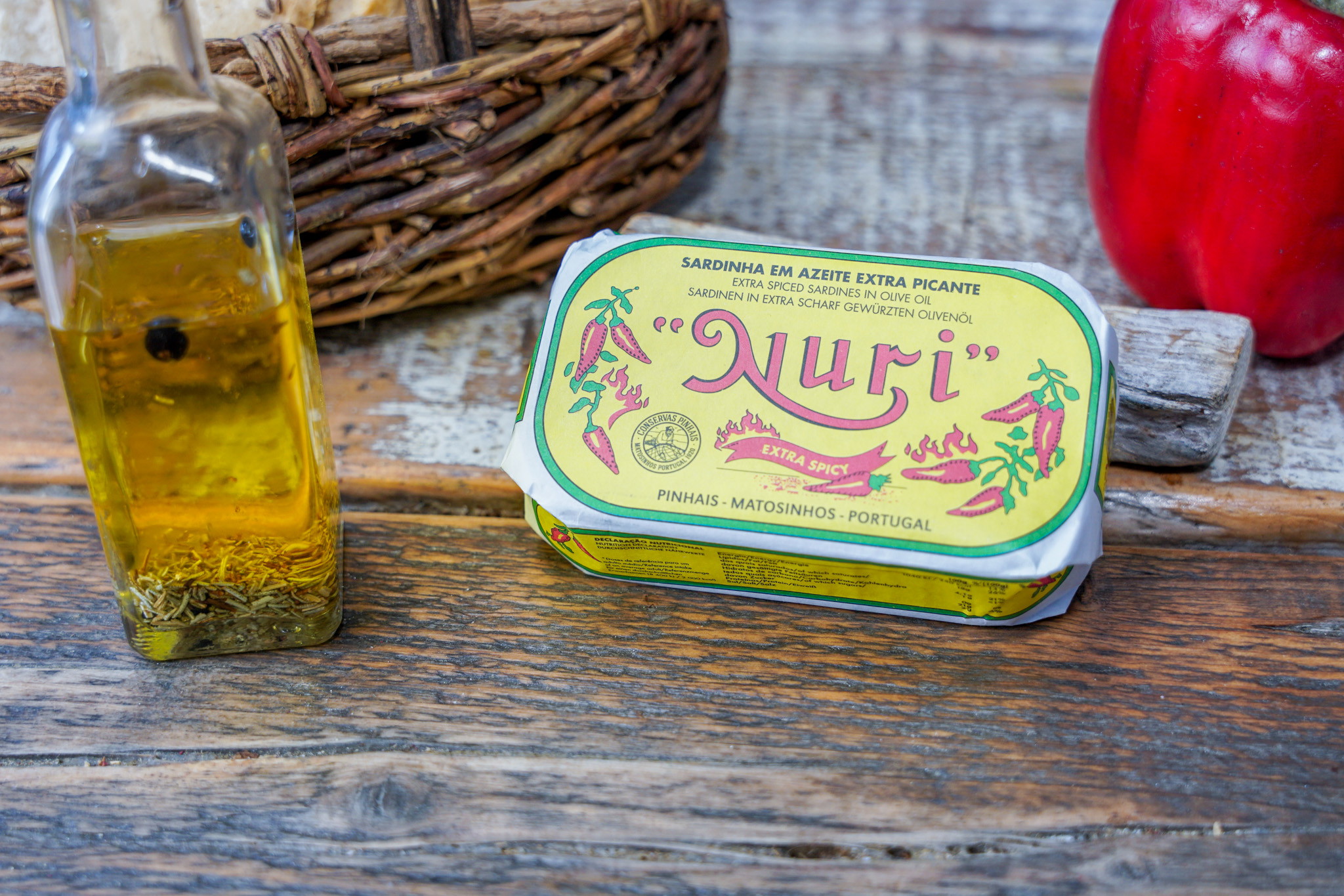 Nuri - Sardinen in extra scharf gewürztem Olivenöl