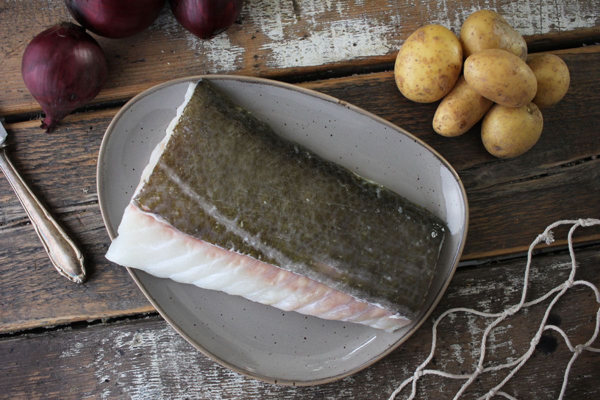 Kabeljau Loins - frisch, mit Haut