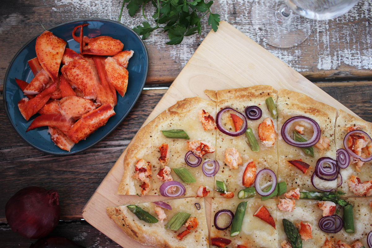 Kanada Hummerfleisch Flammkuchen Rezept 2